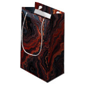 Gesmolten aderen klein cadeauzakje (Achterkant Gekanteld)