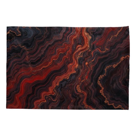 Gesmolten aderen kussensloop (Achterkant)