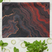 Gesmolten aderen theedoek (Gevouwen)