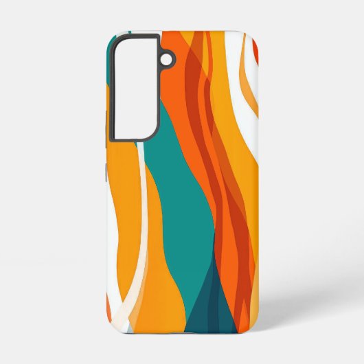 gesmolten bloei samsung galaxy hoesje (Achterkant)