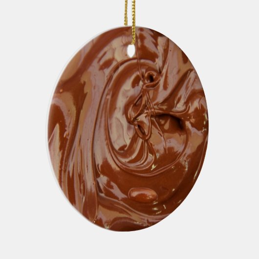 Gesmolten chocolaatvormer keramisch ornament (Rechts)