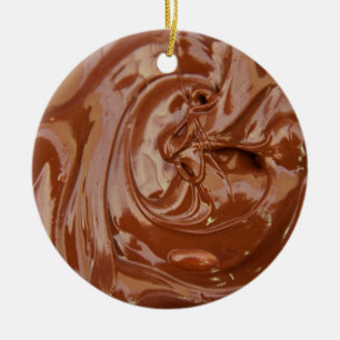 Gesmolten chocolaatvormer keramisch ornament