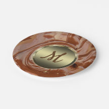 Gesmolten chocolade cocoa fudge wervel dessert bru
