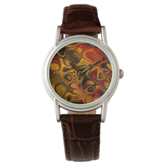 Gesmolten chocolade horloge (Voorkant)