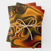 Gesmolten chocolade inpakpapier vel (In situ)