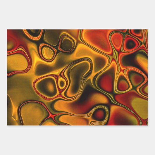 Gesmolten chocolade inpakpapier vel (Voorkant 3)