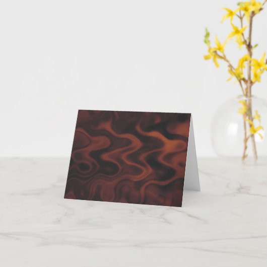 Gesmolten Chocolade Notecards Kaart (Gele Bloem)