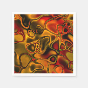 Gesmolten chocolade papier Cocktail servet