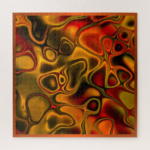 Gesmolten chocolade Puzzle Legpuzzel