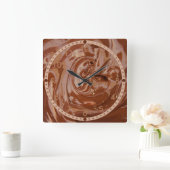 Gesmolten chocolade vierkante klok (Huis)