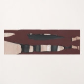 Gesmolten chocoladereep yogamat (Voorkant (horizontaal))