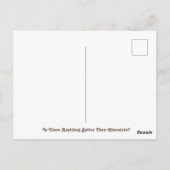 Gesmolten chocoladetextuur briefkaart (Achterkant)