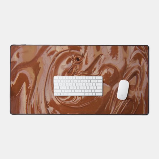 Gesmolten chocoladetextuur bureaumat (Keyboard & Muis)