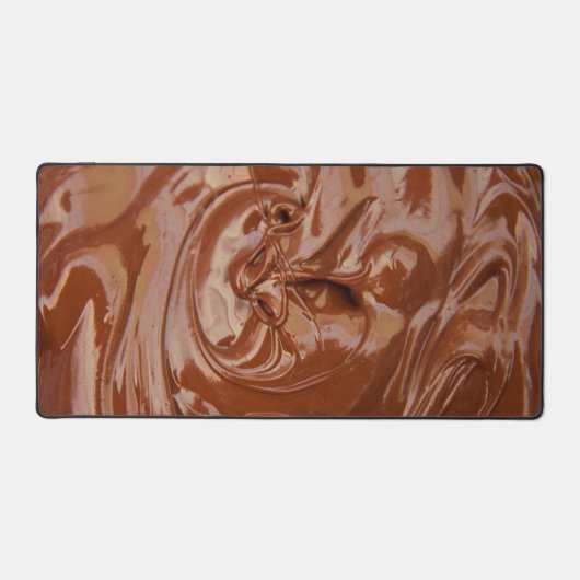 Gesmolten chocoladetextuur bureaumat (Voorkant)