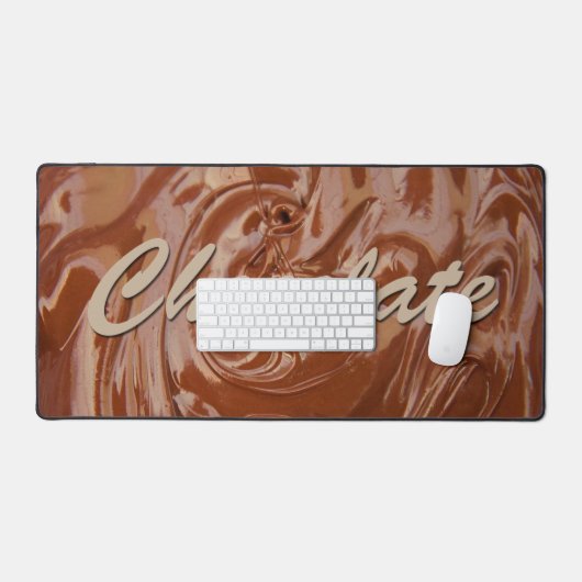 Gesmolten chocoladetextuur bureaumat (Keyboard & Muis)