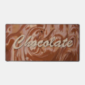 Gesmolten chocoladetextuur bureaumat (Voorkant)