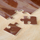 Gesmolten chocoladetextuur legpuzzel (Zijkant)