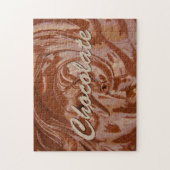 Gesmolten chocoladetextuur legpuzzel (Verticaal)