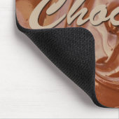 Gesmolten chocoladetextuur muismat (Hoek)