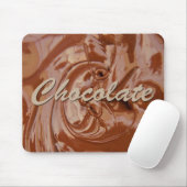 Gesmolten chocoladetextuur muismat (Met muis)