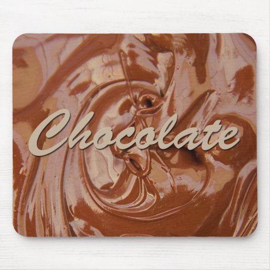 Gesmolten chocoladetextuur muismat (Voorkant)