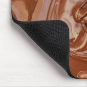 Gesmolten chocoladetextuur muismat (Hoek)