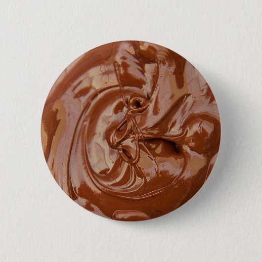 Gesmolten chocoladetextuur ronde button 5,7 cm (Voorkant)