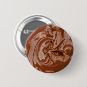 Gesmolten chocoladetextuur ronde button 5,7 cm (Voorkant /achterkant)