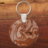 Gesmolten chocoladetextuur sleutelhanger (Voorkant)