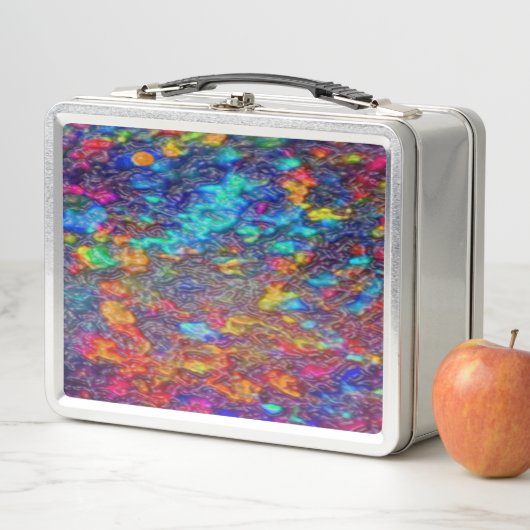 Gesmolten Crayon #2 - Metalen lunchbox (In situ)