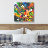 Gesmolten Crayon Art Canvas (Insitu (Slaapkamer))
