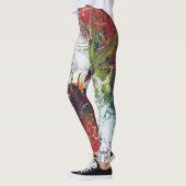 Gesmolten Crayon Serie - Acryl giet gebruikt als Leggings (Links)