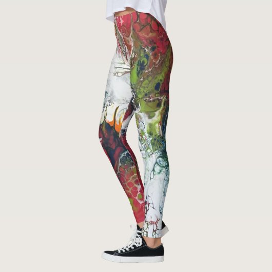 Gesmolten Crayon Serie - Acryl giet gebruikt als Leggings (Links)