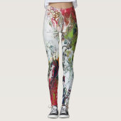 Gesmolten Crayon Serie - Acryl giet gebruikt als Leggings (Voorkant)