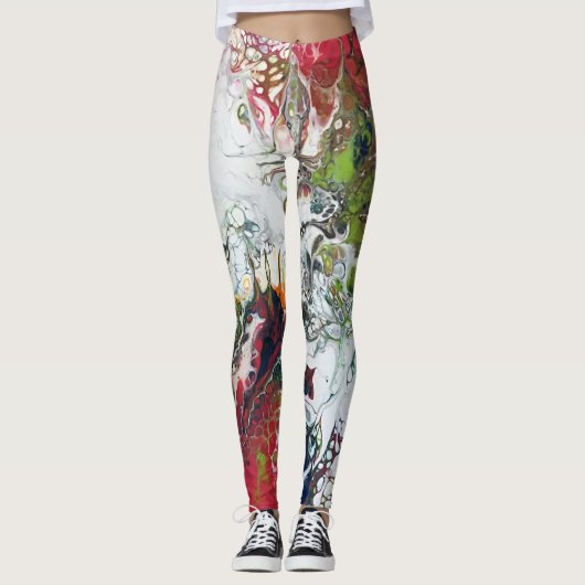 Gesmolten Crayon Serie - Acryl giet gebruikt als Leggings (Voorkant)