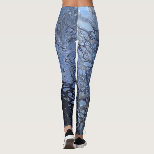 Gesmolten Crayon Serie - acryl giet ontworpen als Leggings (Achterkant)