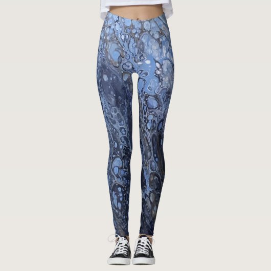 Gesmolten Crayon Serie - acryl giet ontworpen als Leggings (Voorkant)