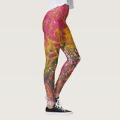 Gesmolten Crayon Serie - acryl giet schilderij als Leggings (Rechts)