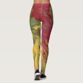 Gesmolten Crayon Serie - acrylverf als Leggings (Achterkant)