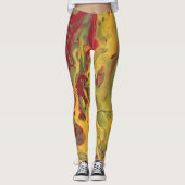 Gesmolten Crayon Serie - acrylverf als Leggings (Voorkant)