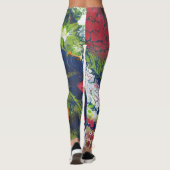 Gesmolten Crayon Series - Acryl giet schilderen al Leggings (Achterkant)