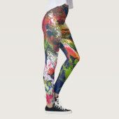 Gesmolten Crayon Series - Acryl giet schilderen al Leggings (Rechts)