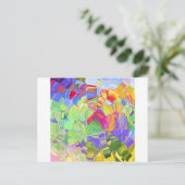 Gesmolten Crayons Briefkaart (Staand voorkant)