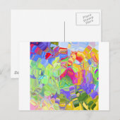 Gesmolten Crayons Briefkaart (Voorkant / Achterkant)