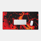 gesmolten digitale lava bureaumat (Keyboard & Muis)