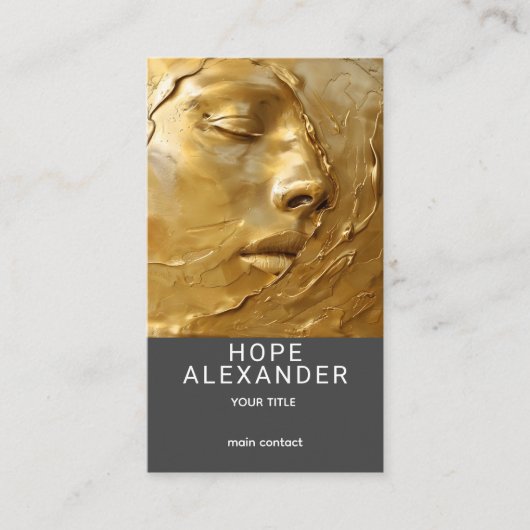 Gesmolten dromen visitekaartje (Voorkant)