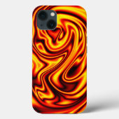 Gesmolten goud Case-Mate iPhone case (Achterkant)