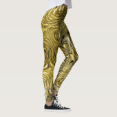Gesmolten "gouden" print leggings (Rechts)