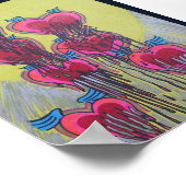 gesmolten hartvormen poster (Hoek)