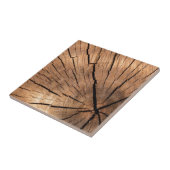 Gesmolten hout tegeltje (Zijkant)